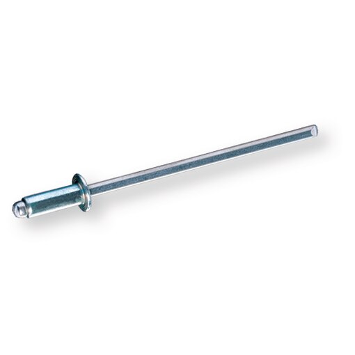 Rivet aveugle tête plate ronde 3,2x10 nickel-cuivre/inox A2